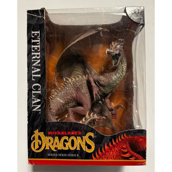 McFarlane’s Dragons Series 8 ‘Eternal Clan’ Dragon Statue 13.5″ PVC Figurine - Picture 1 of 10